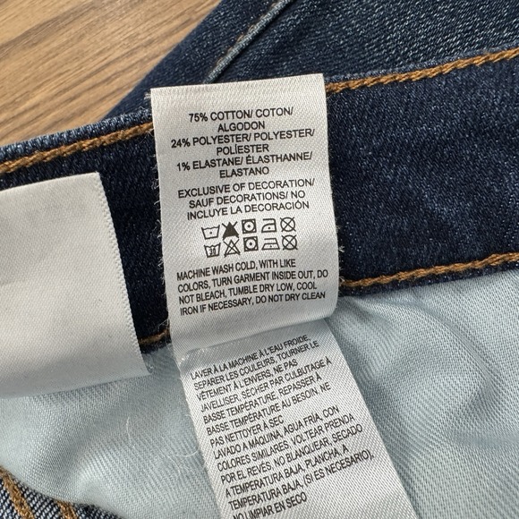 Lucky Brand Jeans Mens 38x30 Blue 410 Athletic Slim Straight Stretch Dark Denim - Picture 11 of 15